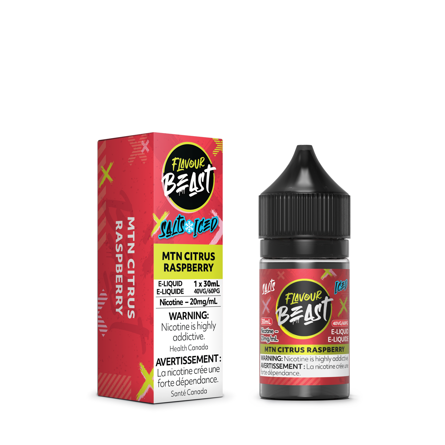 Flavour Beast E-Liquid - MTN Citrus Raspberry 20MG
