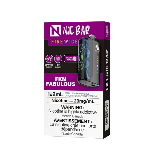 NIC BAR - Fire 'n Ice 60K Disposables (BOLD 50) (20ML)