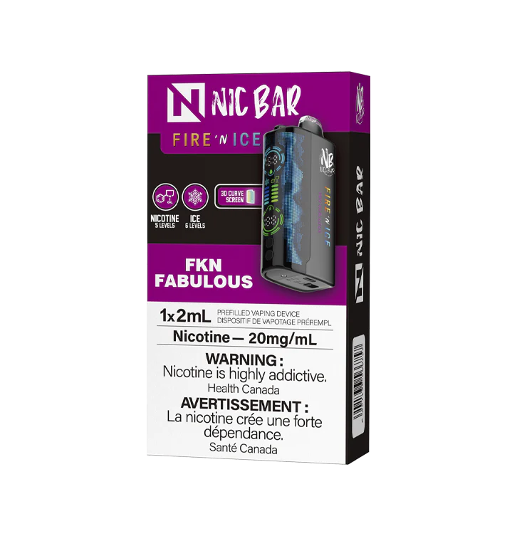 NIC BAR - Fire 'n Ice 60K Disposables (BOLD 50) (20ML)