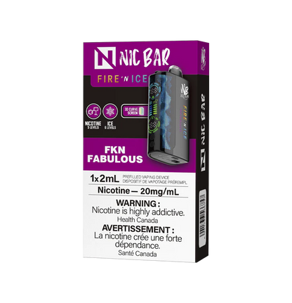 NIC BAR - Fire 'n Ice 60K Disposables (BOLD 50) (20ML)