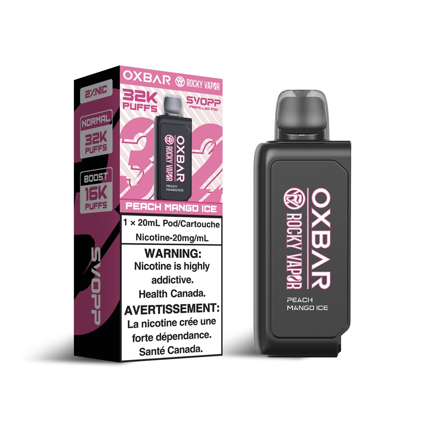 Oxbar Svopp - Pre-Filled Pods (20ML) (ONTARIO)