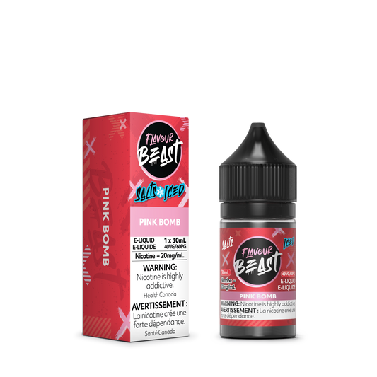 Flavour Beast E-Liquid - Pink Bomb Iced 20MG - ONTARIO