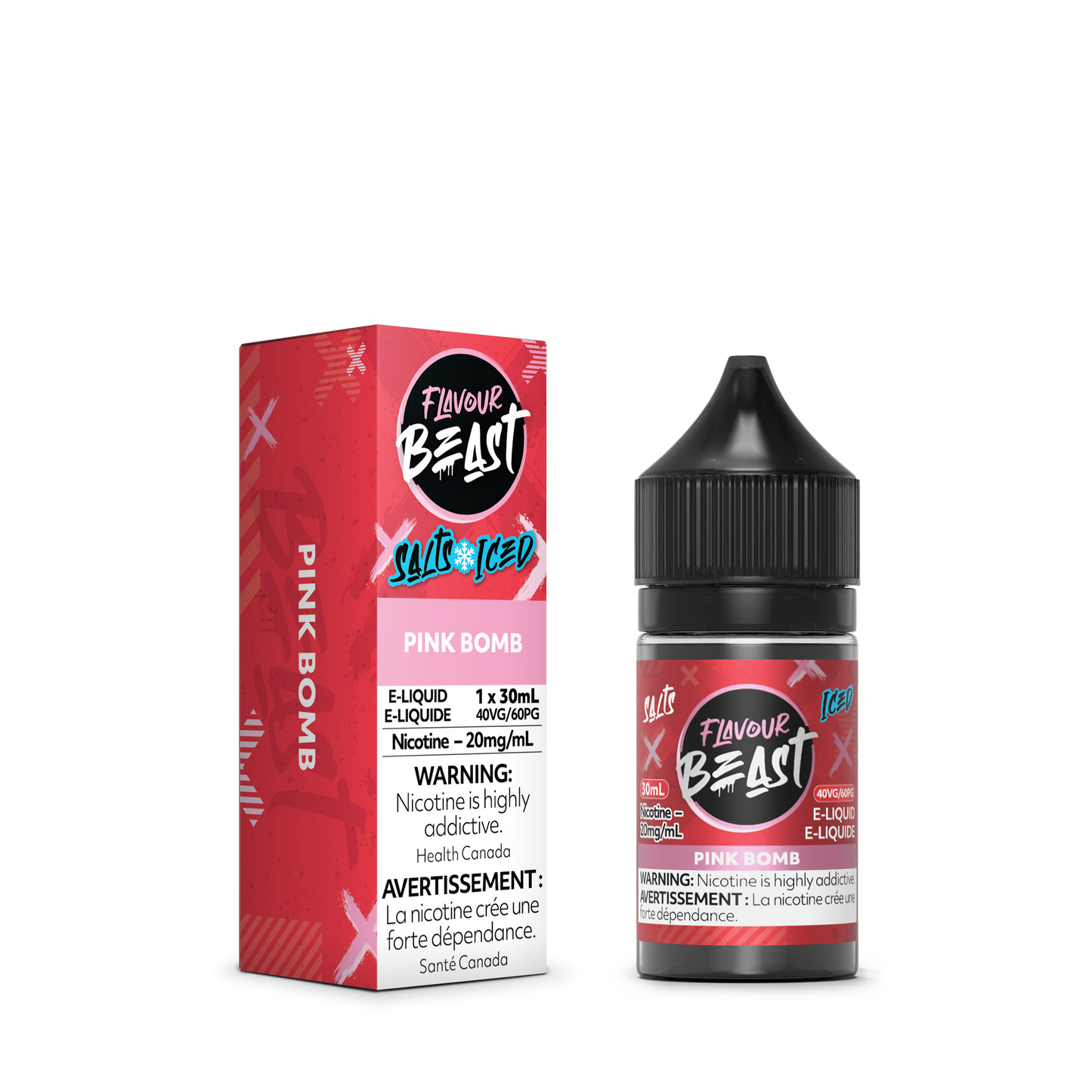 Flavour Beast E-Liquid - Pink Bomb Iced 20MG