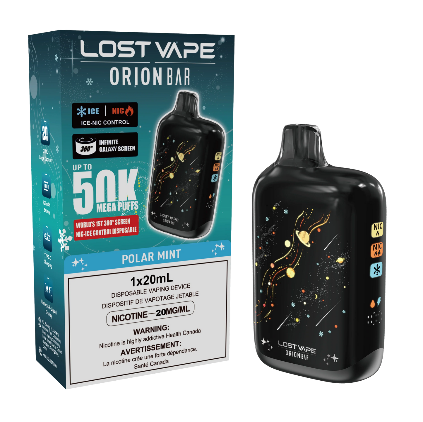 LOST VAPE ORION BAR 50K DISPOSABLE (20ML)