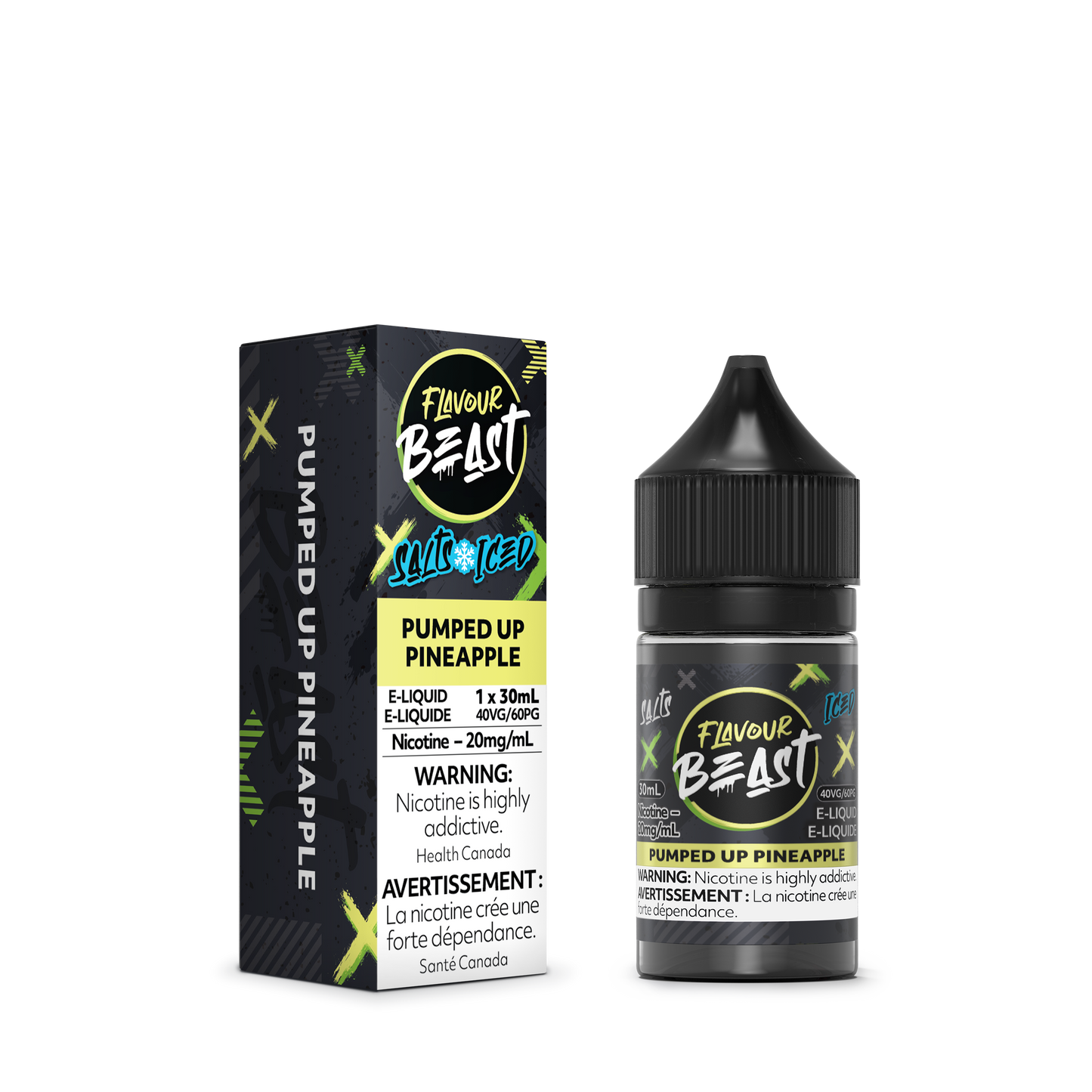 Flavour Beast E-Liquid - Pumped Up Pineapple Iced 20MG