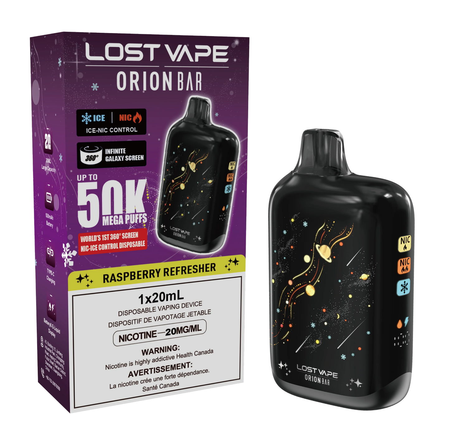 LOST VAPE ORION BAR 50K DISPOSABLE (20ML)