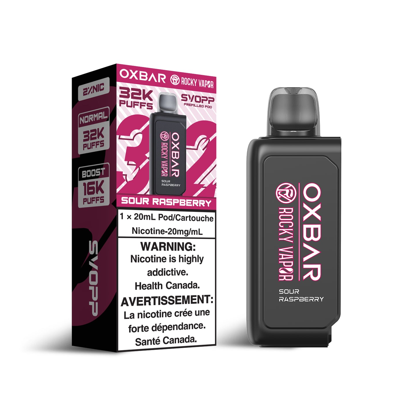 Oxbar Svopp - Pre-Filled Pods (20ML) (ONTARIO)