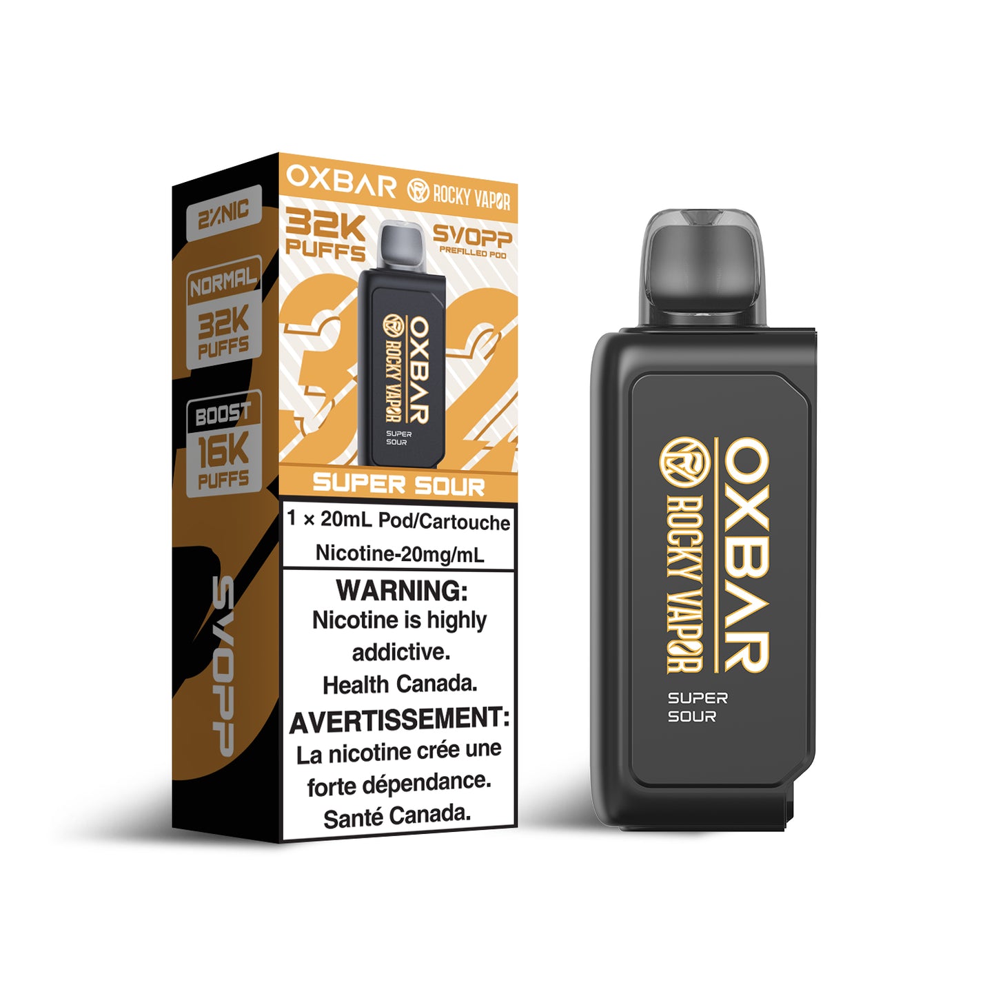 Oxbar Svopp - Pre-Filled Pods (20ML) (ONTARIO)