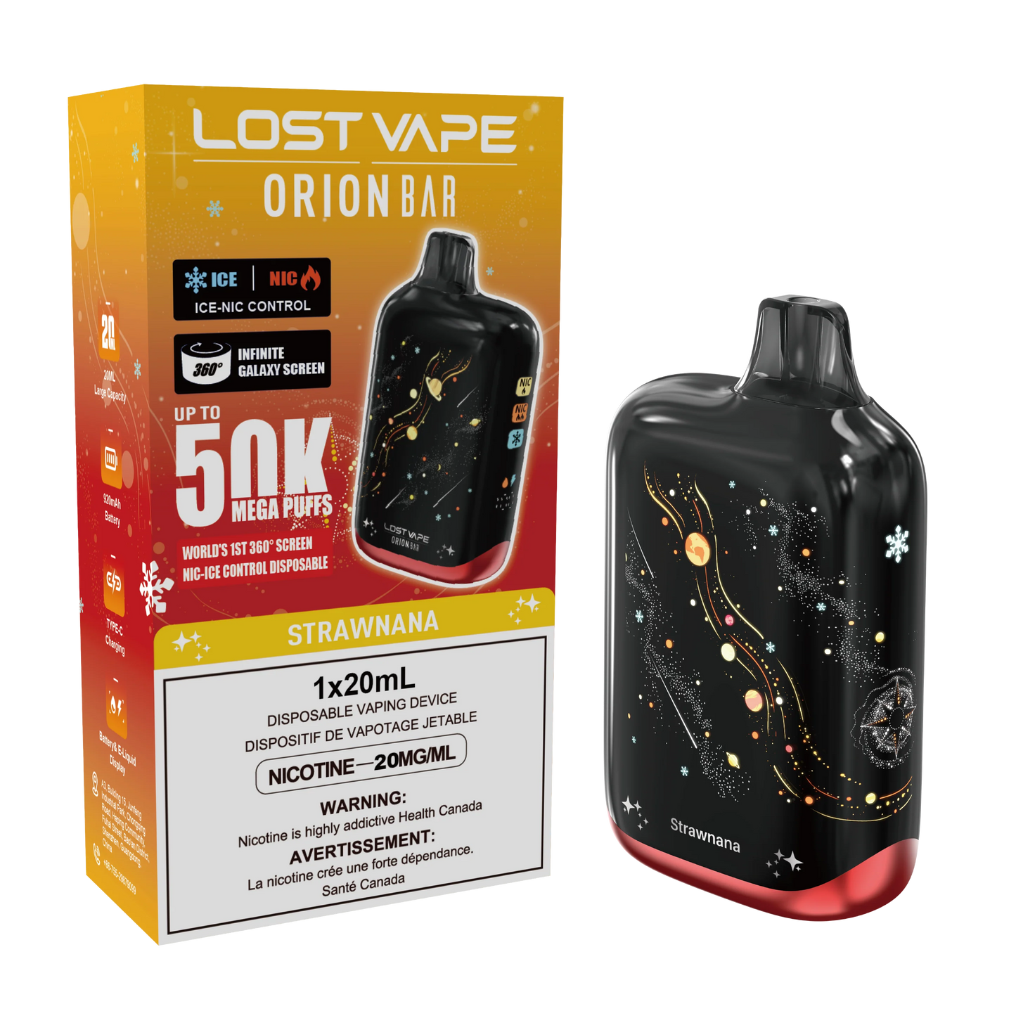 LOST VAPE ORION BAR 50K DISPOSABLE (20ML)