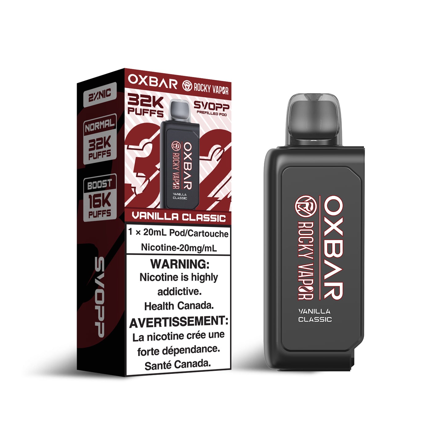 Oxbar Svopp - Pre-Filled Pods (20ML) (ONTARIO)