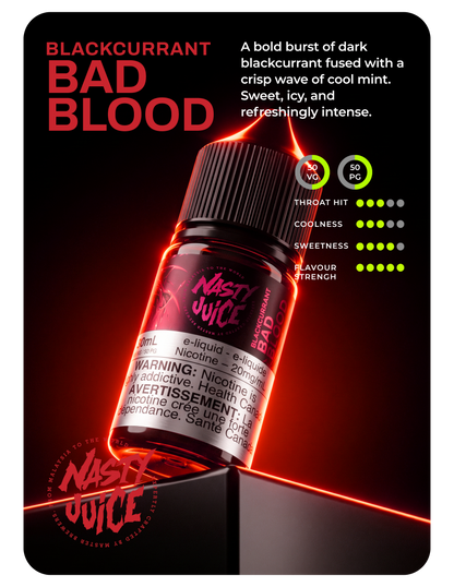NASTY Juice - Bad Blood (Salts) - ONTARIO