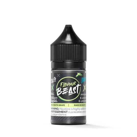 Flavour Beast E-Liquid - Wild White Grape Iced 20MG/ML