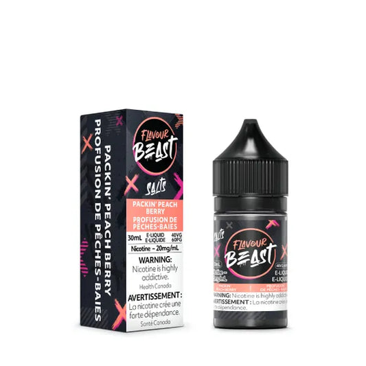 Flavour Beast E-Liquid - Packin' Peach Berry (Salts)