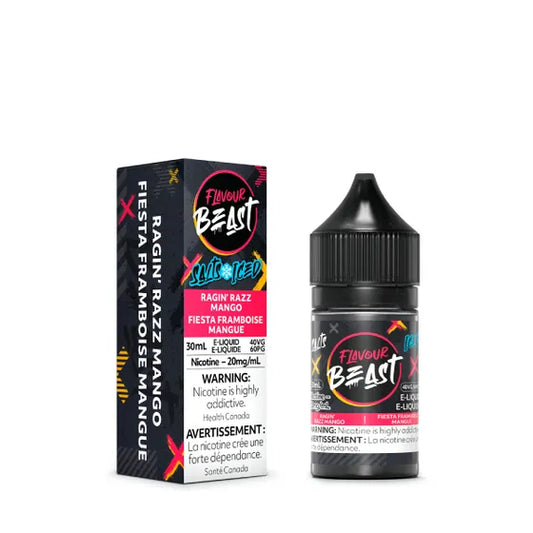 Flavour Beast E-Liquid - Ragin' Razz Mango Iced 20MG/ML