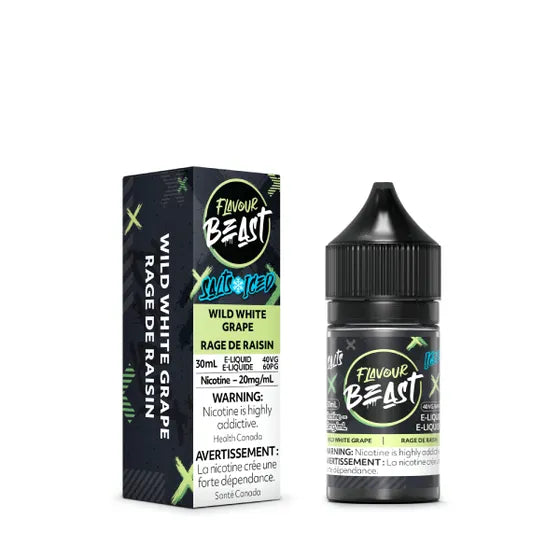 Flavour Beast E-Liquid - Wild White Grape Iced 20MG/ML