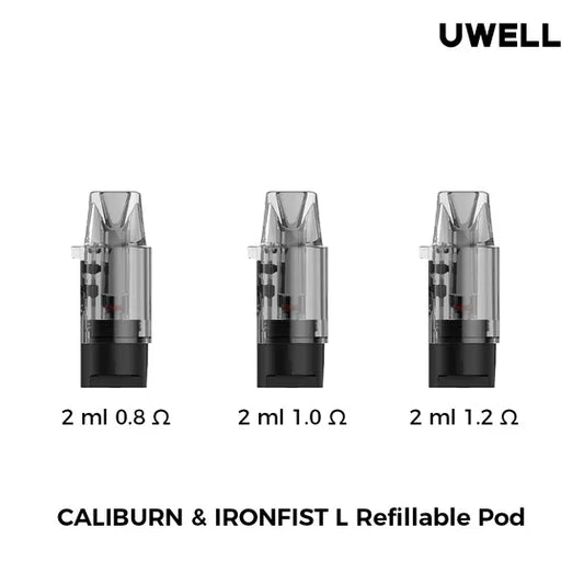 Uwell Caliburn & Ironfist L Replacement Pods 2/PK [CRC Version]